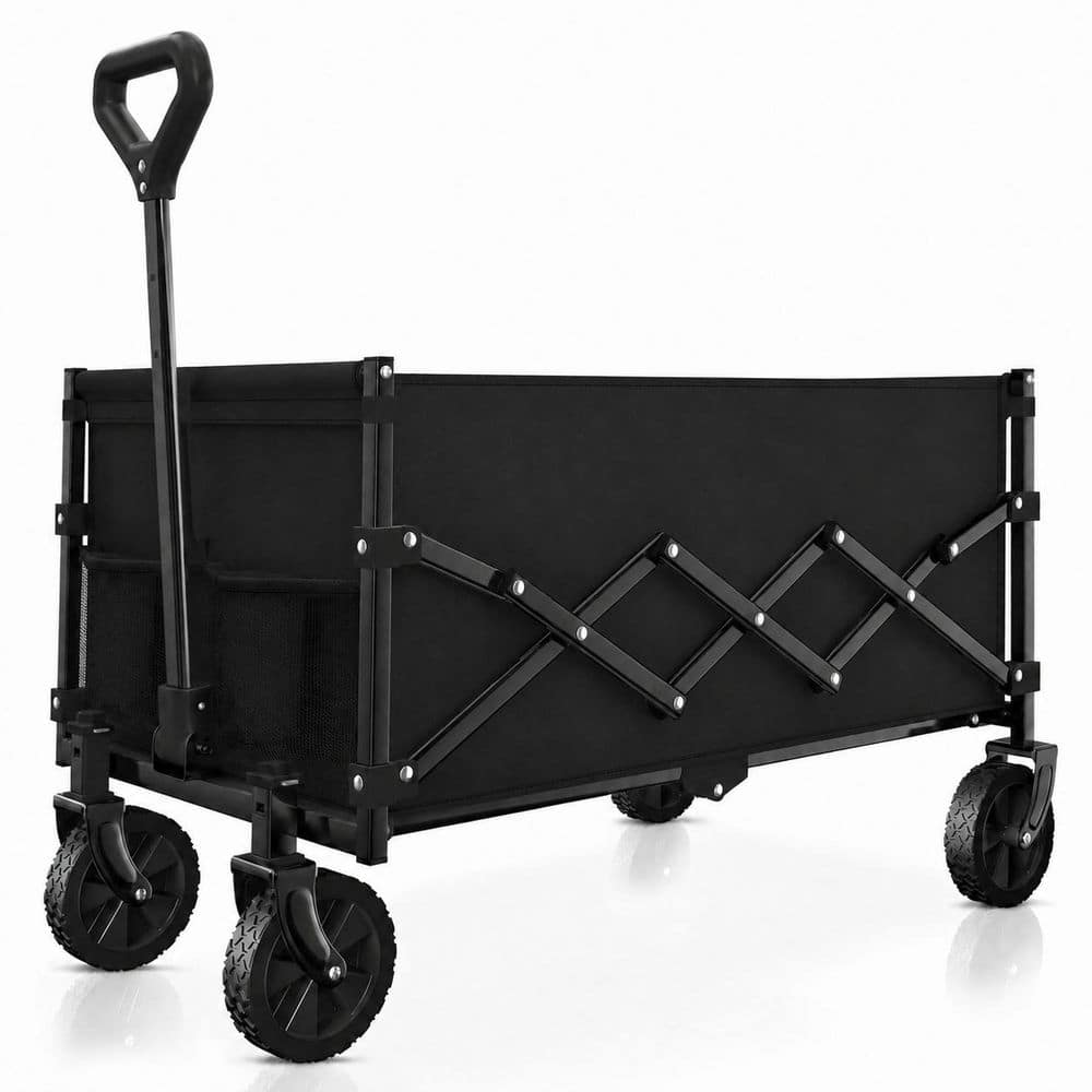 3.2 cu. ft. Oxford Fabric Garden Cart Heavy Duty Collapsible Folding Portable Wagon with 360° All-Terrain Wheels price history on PriceWatchPro