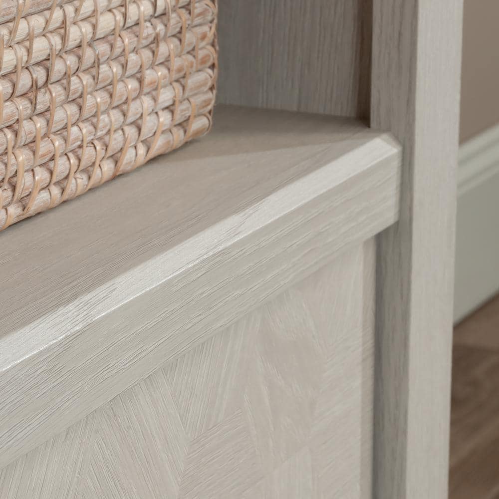 Glacier Oak 2-Drawer Lockable Lateral File Cabinet