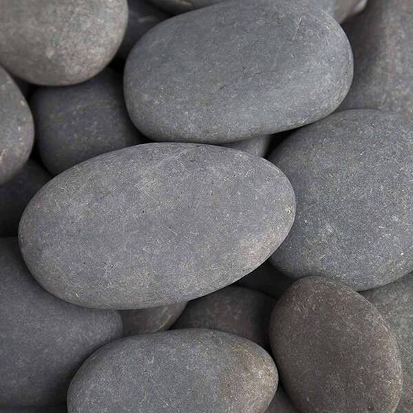 30 Lb Mexican Beach Pebbles, White Garden Rocks Home Depot