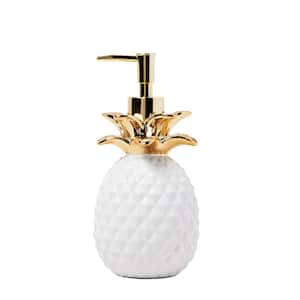Gilded Pineapple Free Standing Lotion Dispenser in Gold
