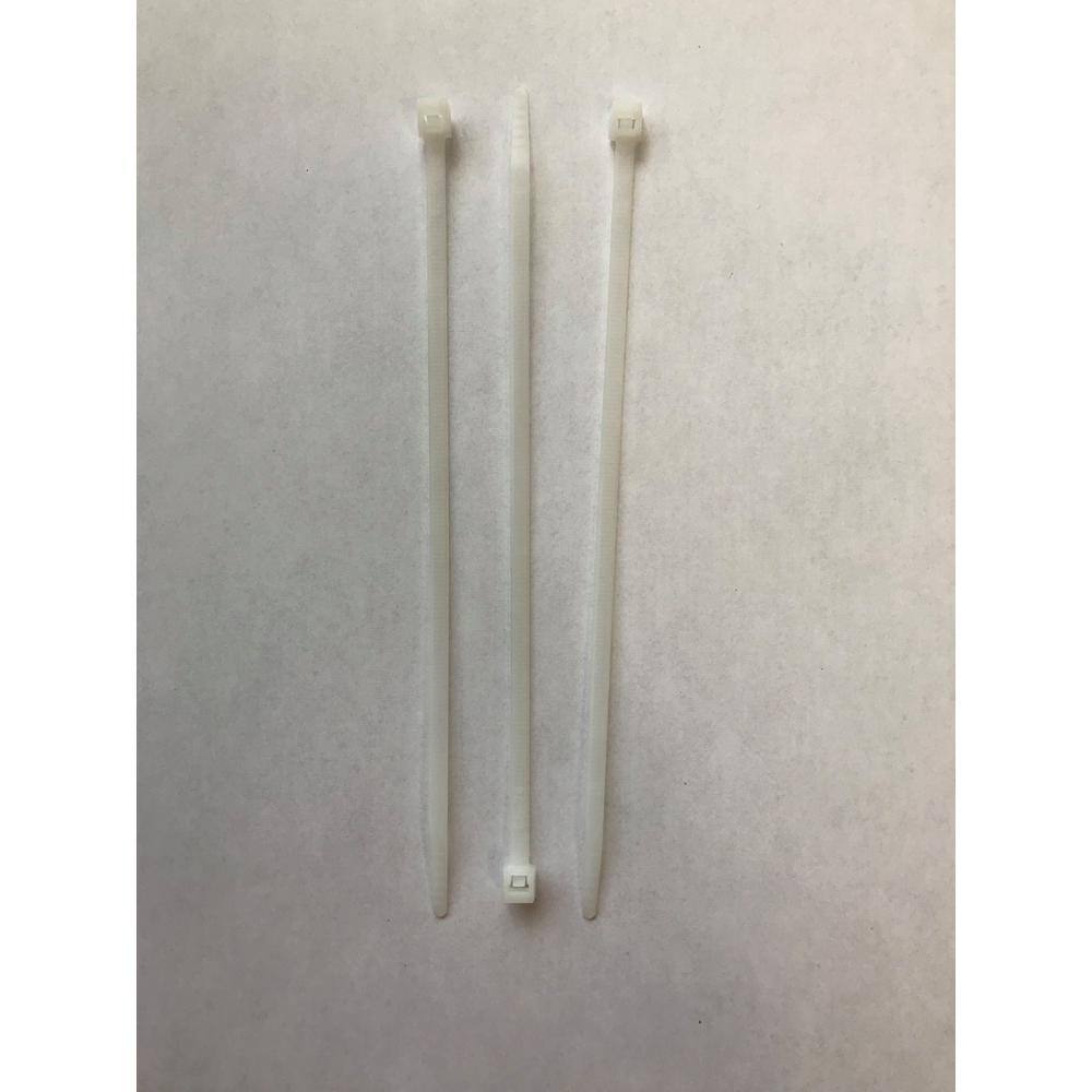 Commercial Electric 48 in. 175 lbs. Heavy Cable Tie, Natural (15Pack