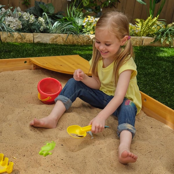KidKraft 58-4/5 in. x 58-4/5 in. x 8.38 in. Backyard Square