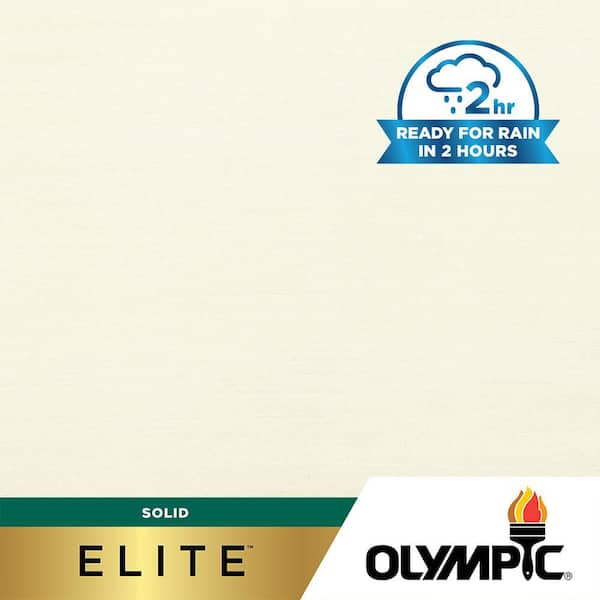 Olympic Elite 8 oz. SC-1087 White Solid Advanced Exterior Stain and Sealer in One