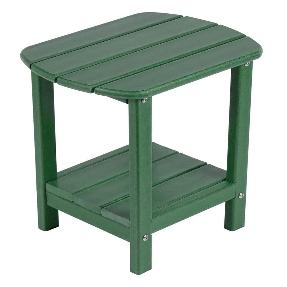 "16.5"" Green HDPE Adirondack Outdoor Patio Side Table" price history on PriceWatchPro