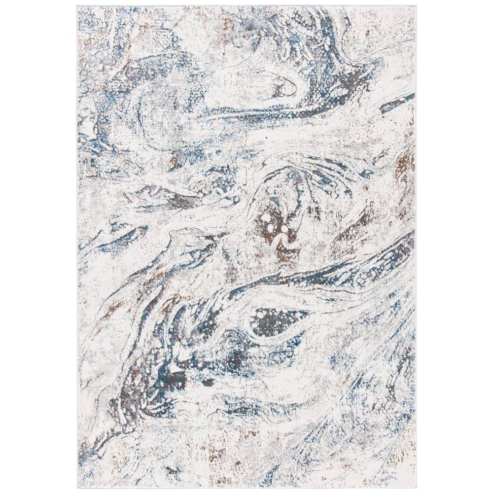 Sonoma 4 ft. x 6 ft. Ivory/Light Blue Marble Area Rug price history on PriceWatchPro