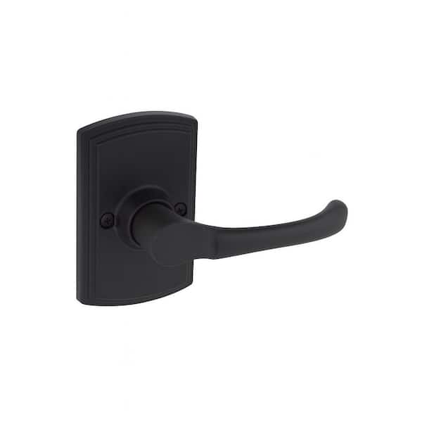 DELANEY HARDWARE Italian Collection Artino Black Dummy Door Lever