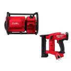 M18 FUEL 18-Volt Brushless Cordless 2 Gal. Electric Compact Quiet Air Compressor with 18-Gauge Narrow Crown Stapler