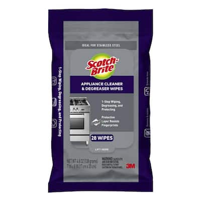 Appliance Cleaner and Degreaser Wipes (Case of 6)