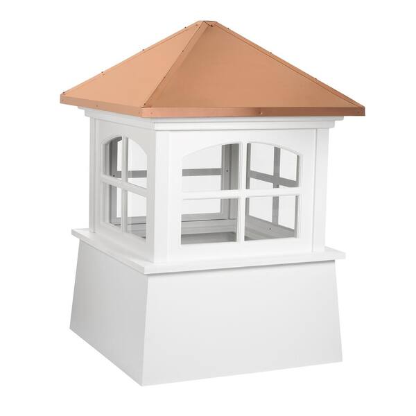 Good Directions Huntington 18 in. x 25 in. Vinyl Cupola with Copper Roof