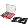 Milwaukee 3/8 in. and 1/4 in. Drive SAE/Metric Ratchet and Socket Mechanics Tool Set w/PACKOUT Case (106-Piece) & Mounting Plate 48-22-9486-48-22-8485