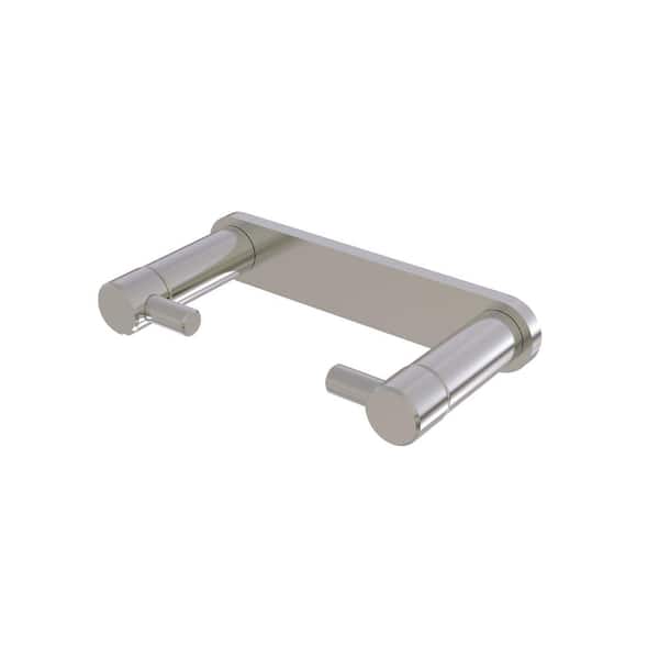 Fresno Rollerless Wall Mounted Toilet Paper Holder in Satin Nickel