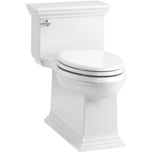 Memoirs Stately 1-Piece 1.28 GPF Single Flush Elongated Toilet in White, Seat Included