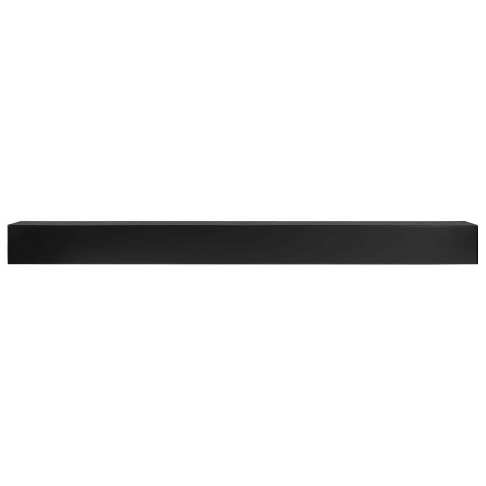 The Sam Black 6 ft. Fireplace Cap-Shelf Mantel