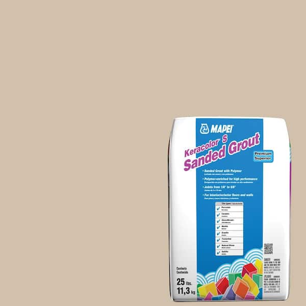 Mapei Keracolor 25 lb. 5015 Bone Sanded Grout