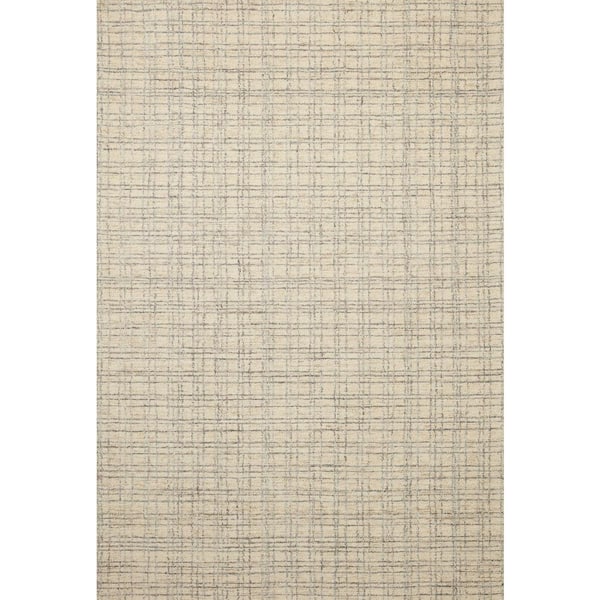 Loloi Chris Loves Julia Polly Antique/Mist 18 in. x 18 in. Sample HandTufted Modern Area Rug