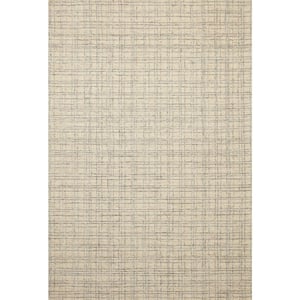 Chris Loves Julia Polly Antique/Mist 7 ft. 9 in. x 9 ft. 9 in. HandTufted Modern Area Rug