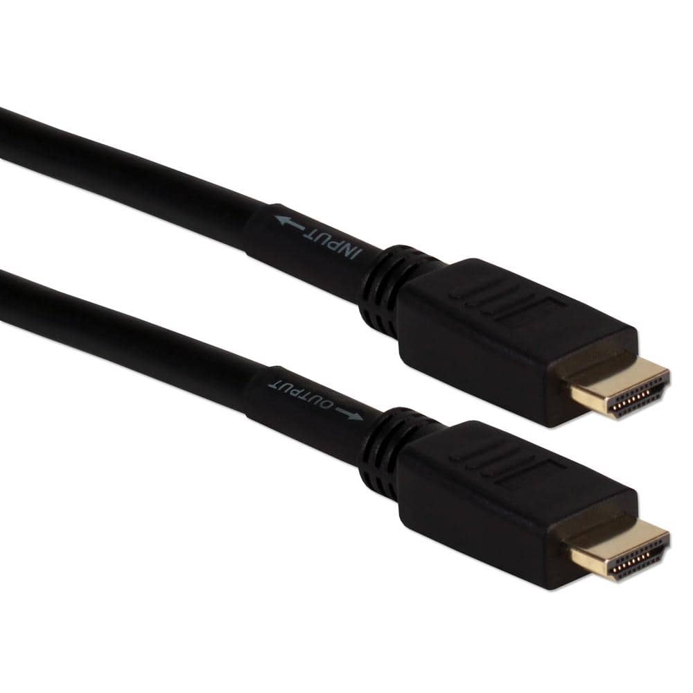 Mandated conjunction Outlaw QVS 98 ft. HDMI UltraHD 1080p and 4K with Ethernet Active Cable HDG-30MD -  The Home Depot