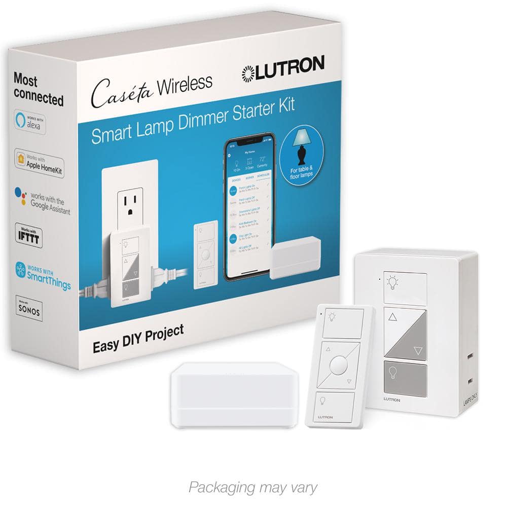 Lutron P-PKG1WS-WH Caseta Smart Switch