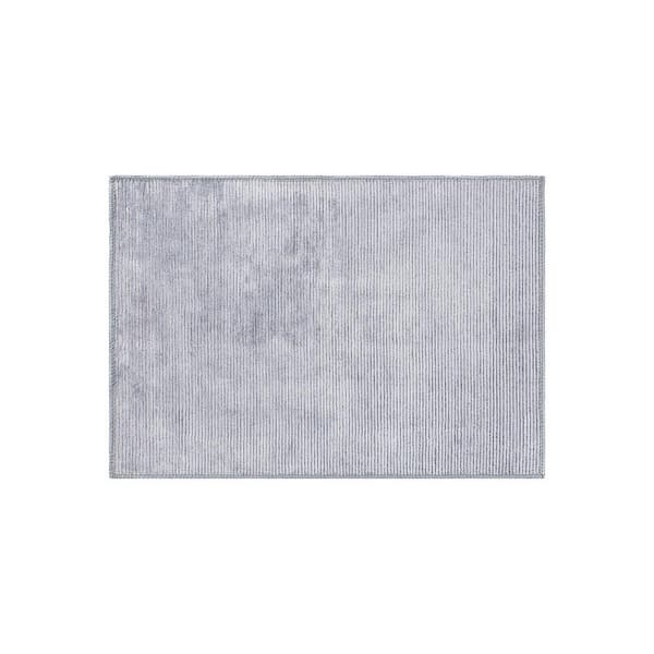 World Rug Gallery Gray 2 ft. 1 in. x 3 ft. Contemporary Distressed Stripe Machine Washable Area Rug