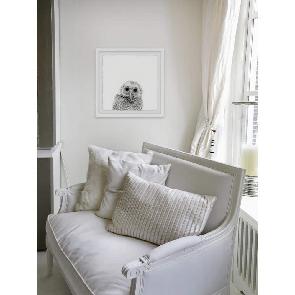 18 in. H x 18 in. W Those Big Eyes by Marmont Hill Framed Printed Wall