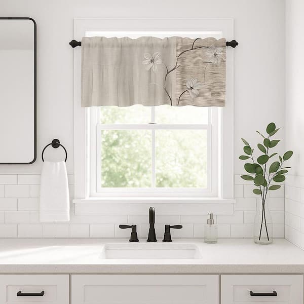 Magnolia Vine Fabric Shower Curtain-70 in. x 14 in.