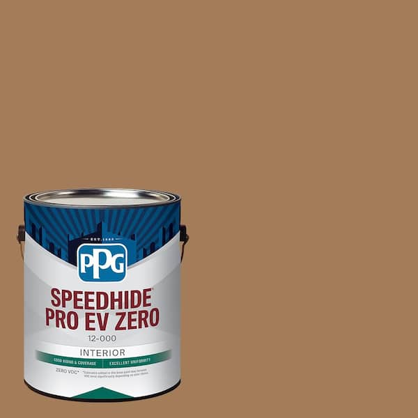 PPG Speedhide Pro EV Zero 1 gal. PPG1080-6 Cinnamon Crunch Eggshell Interior Paint