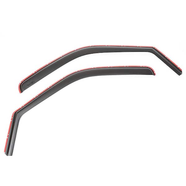 Rugged Ridge Matte Black Front Window Visors Channel 99-14 Ford F-250-F-550 Crew