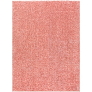 Cloudy Shag Pink 5 ft. x 7 ft. Solid Indoor Area Rug