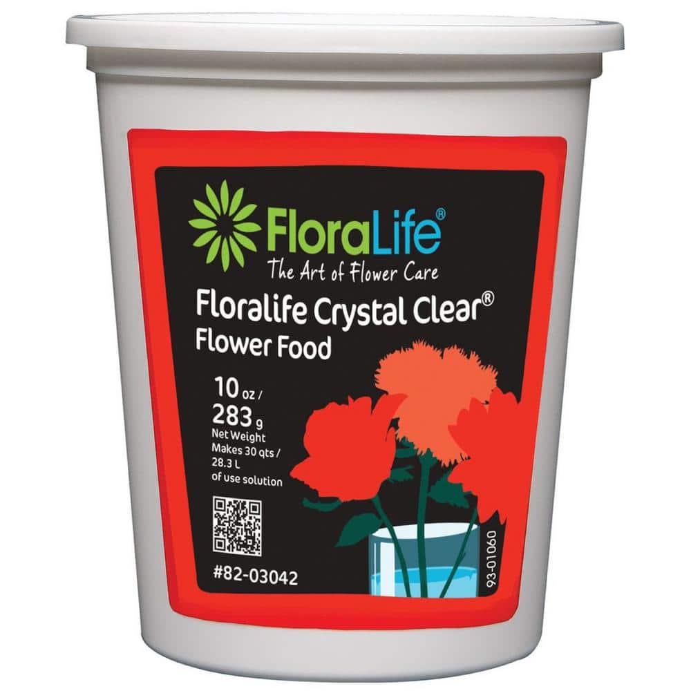 Oasis 10 oz. Crystal Clear Flower Food 300 Powder (Case of 12) 82-03042 - The Home Depot Oasis 10 oz. Crystal Clear Flower Food 300 Powder (Case of 12) 82-03042 - The Home Depot