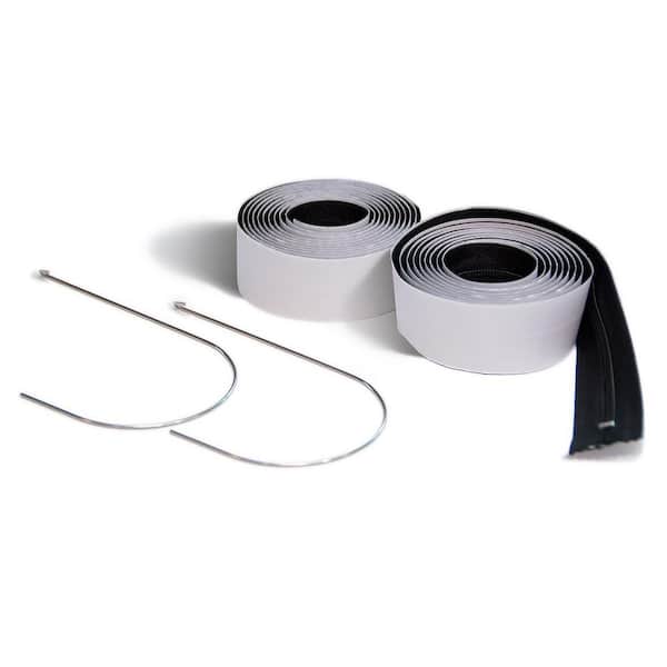 Standard Self-Adhesive Zipper for Black Dust Barrier Kit (2-Pack)