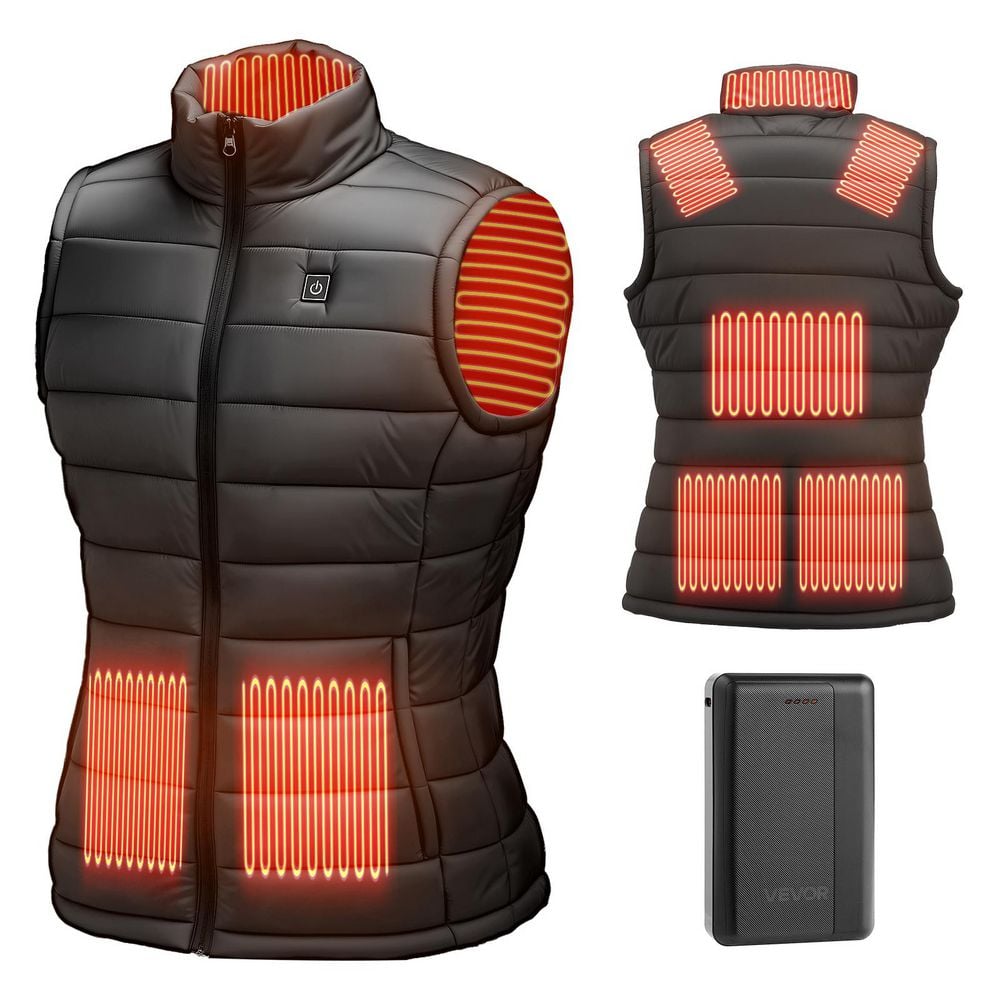 Heated Vest, Women Electric Heating Vest 16000 mAh Battery Pack, 8 Heating Zones Lightweight Rechargeable Vest, Size L price history on PriceWatchPro