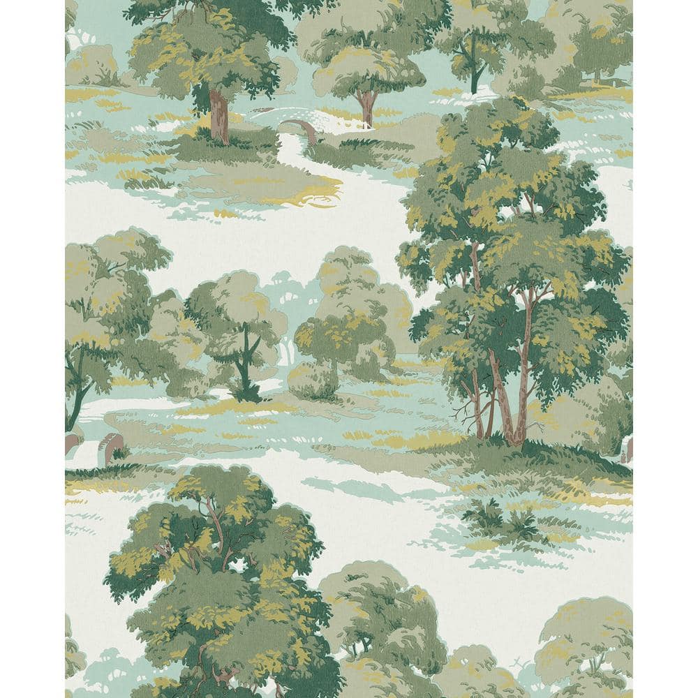 Advantage Green Sherwood Glade Wallpaper 4164M1829 The Home Depot
