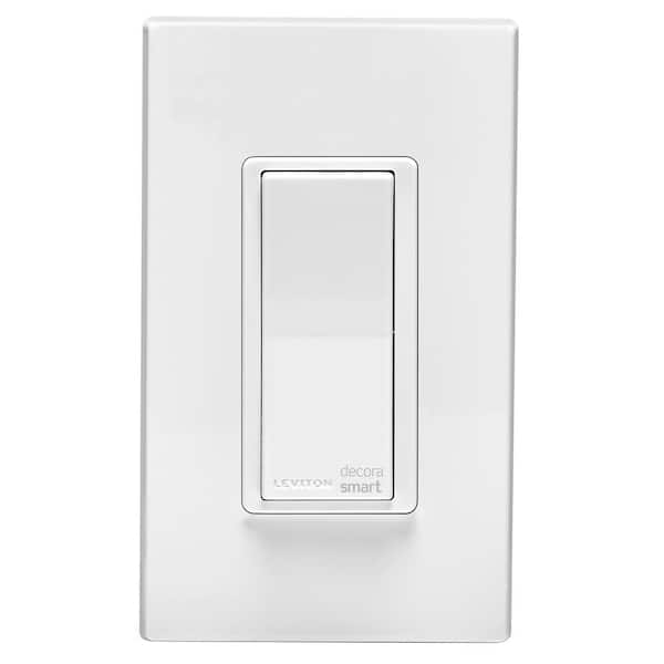 Leviton 15 Amp White, Rocker Decora Smart with HomeKit Technology Light Switch, Works with Siri (2-Pack)