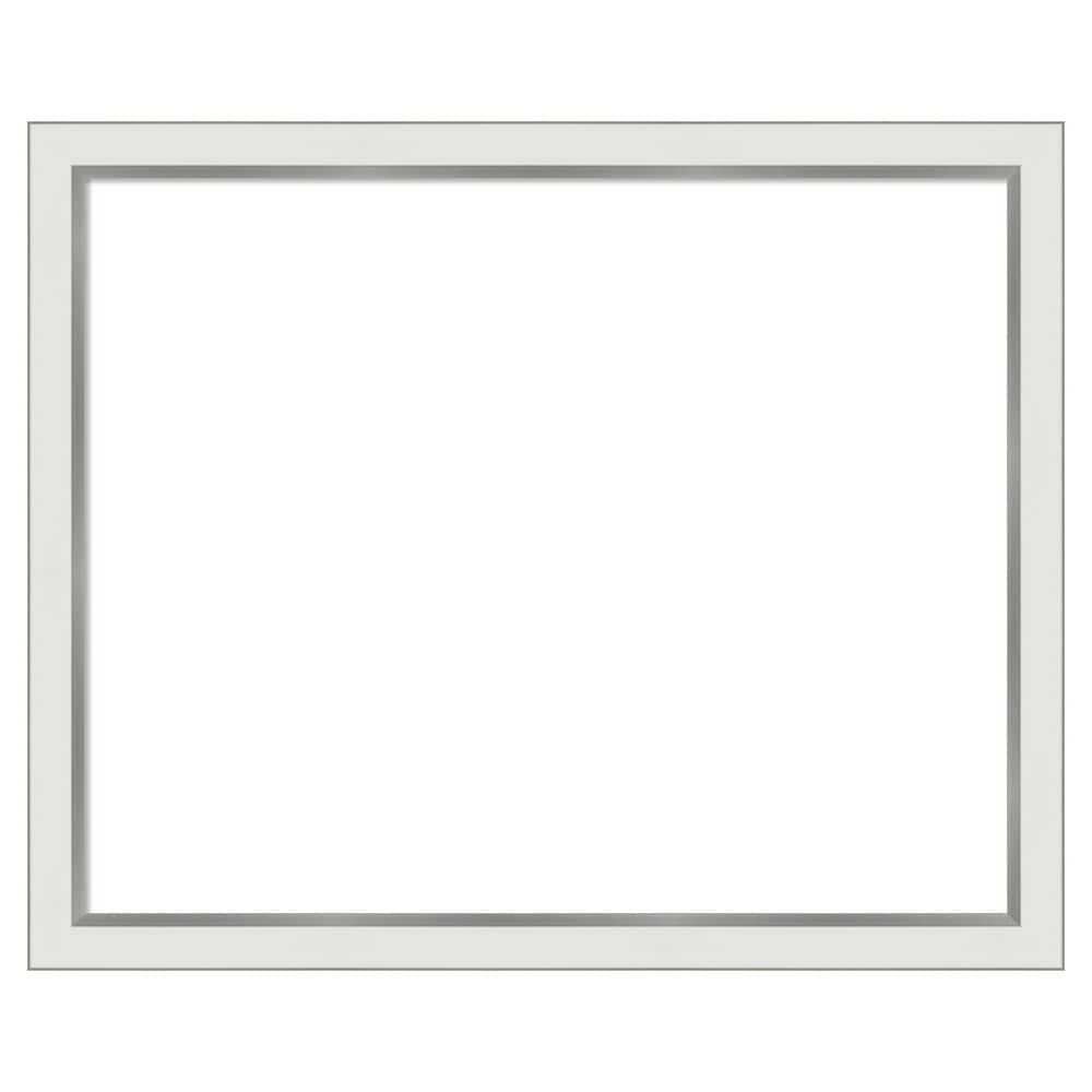 Eva Narrow White Silver 33 in. x 27 in. Polystyrene Framed Dry Erase Magnetic Memo Board price history on PriceWatchPro