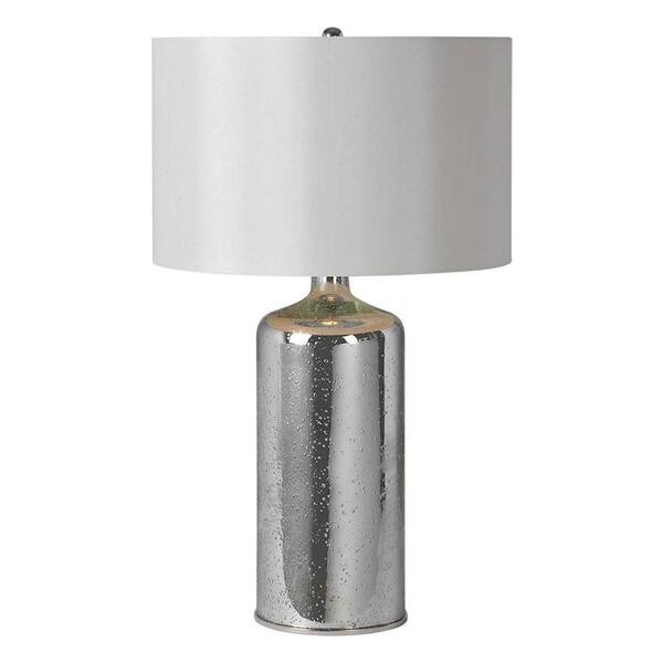 Illumine Luna 26 in. Silver Plated Table Lamp