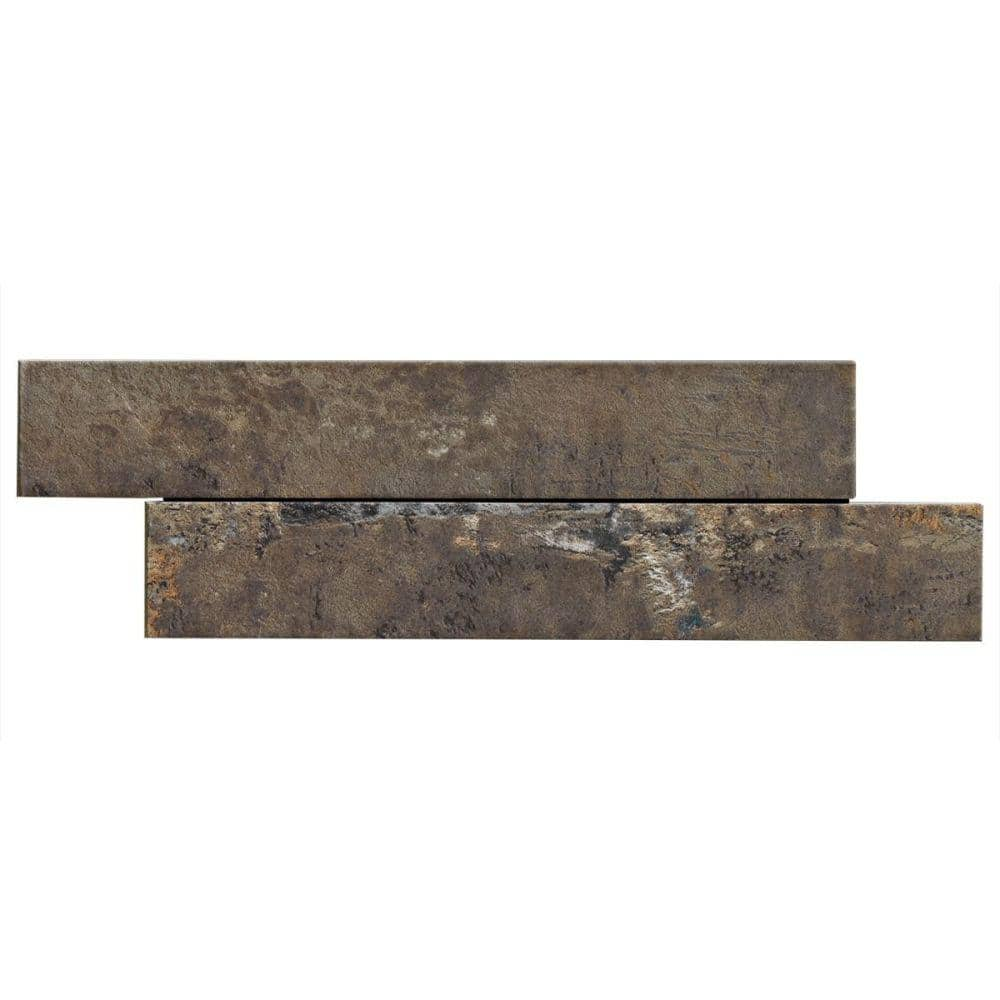 Mantis Copper 2.4 in. x 0.35 in. Matte Porcelain Floor and Wall Tile Sample -  Ivy Hill Tile, EXT3RD107298