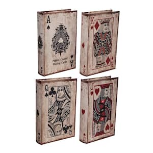 Ace Playing Cards Book Box (Set of Four)