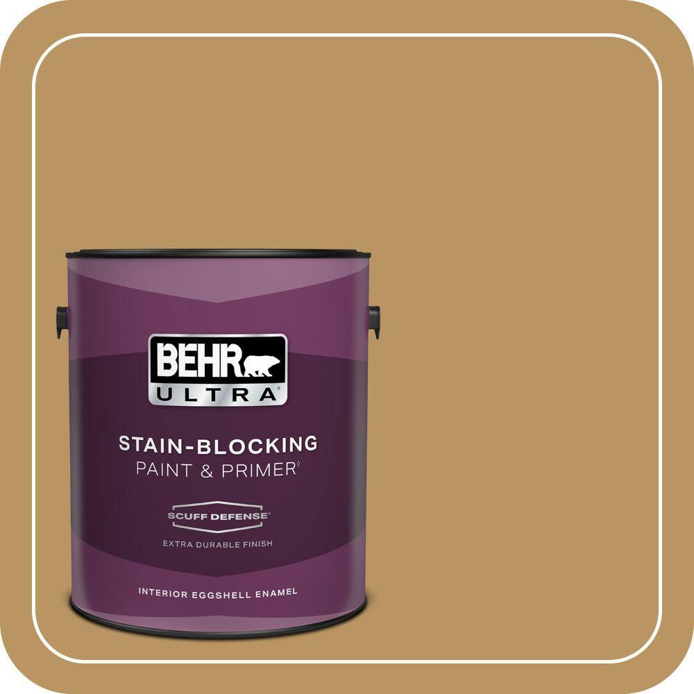 1 gal. #S300-5 Spiced Mustard Extra Durable Eggshell Enamel Interior Paint & Primer price history on PriceWatchPro