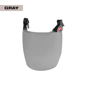 BOLT Fog Free Gray Full Face Shield (No Brim Helmet Only)