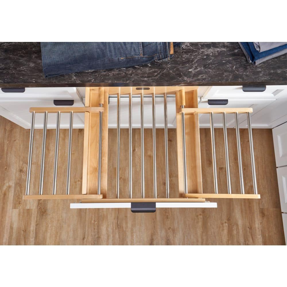 Maple Wood Soft-Close Drawer Drying Rack