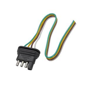 12 in., 4-Way Flat Trailer Wiring Connector