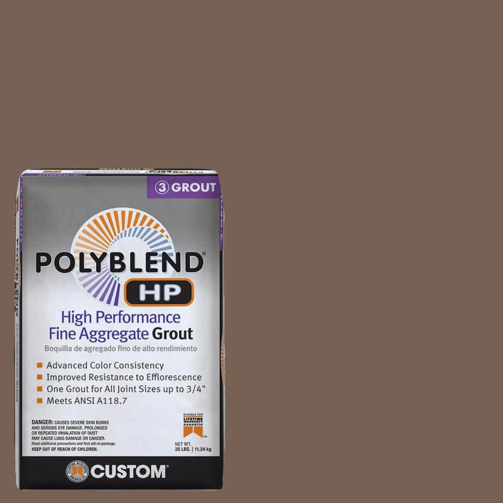 Polyblend HP #52 Tobacco Brown 25 lbs. High Performance Fine Aggregate Grout