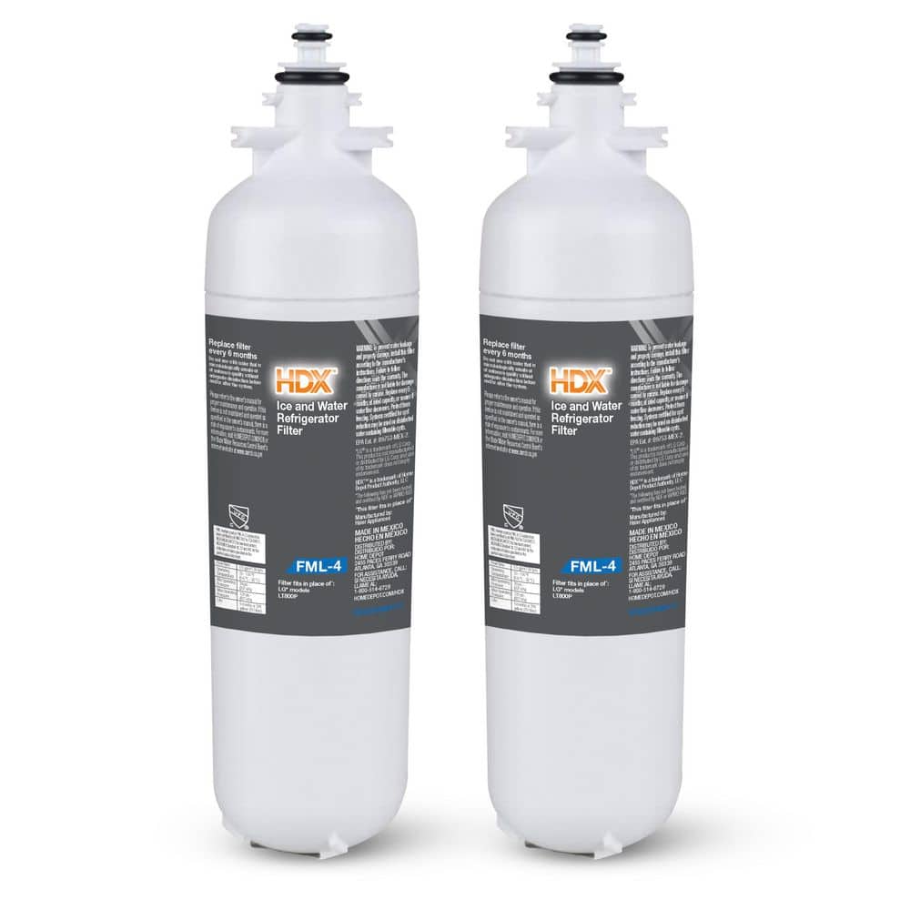 HDX FML-4 LG LT800P Premium Refrigerator Water Filter Replacement