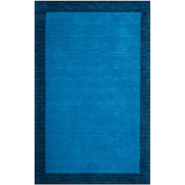 SAFAVIEH Himalaya Light Blue/Dark Blue 10 ft. x 14 ft. Border Area Rug