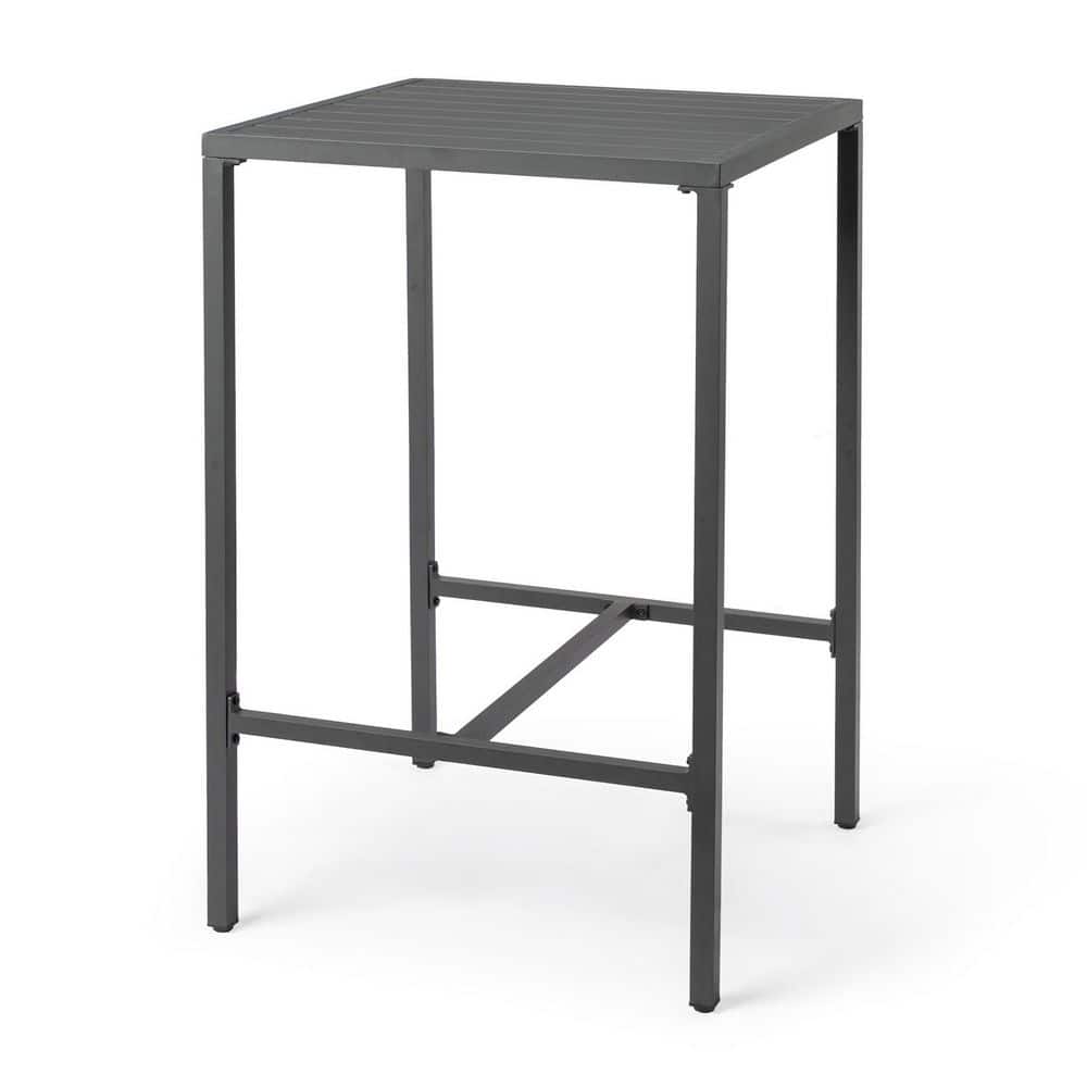 41in Gray Aluminum Frame Square Outdoor Dining Bar Table price history on PriceWatchPro