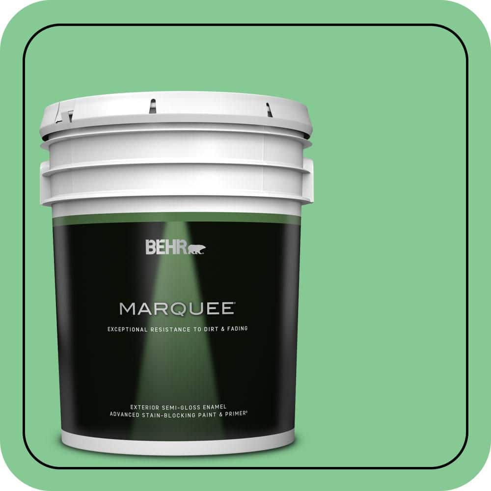 5 gal. #P400-4 Good Luck Semi-Gloss Enamel Exterior Paint & Primer price history on PriceWatchPro