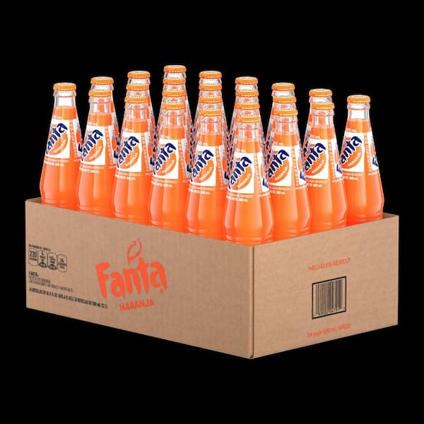 Fanta 355 ml Orange Mexico Glass Bottles (24-Pack) 049000048971