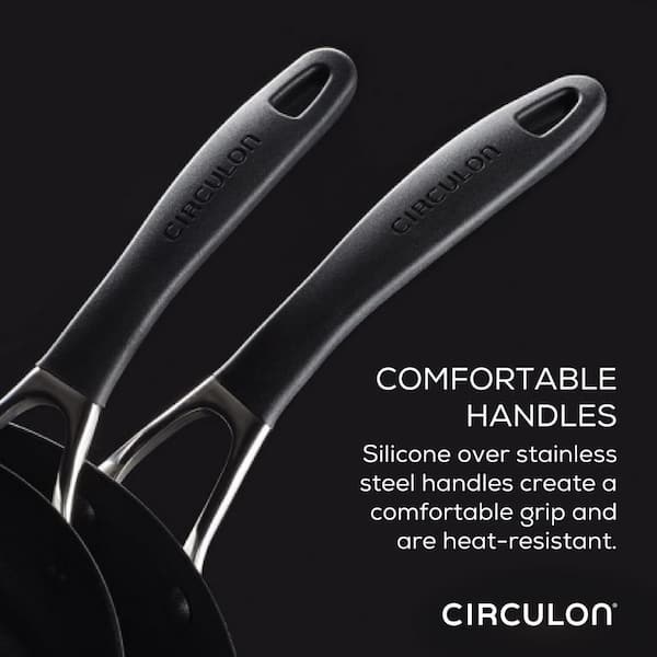 Circulon Steelshield C Series 10-Piece Stainless Steel Nonstick Cookware Set  Silver 30012 - The Home Depot