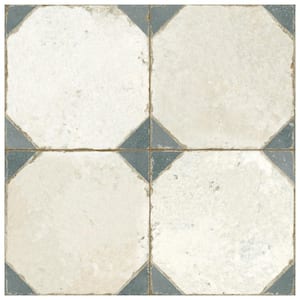 Kings Yard Blue 17-5/8 in. x 17-5/8 in. Ceramic Floor and Wall Tile (10.95 sq. ft./Case)