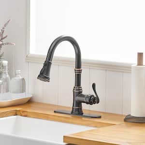 Oil Rubbed Bronze 3 Way Dual Faucet Kitchen Mixer Tap Pure Water Filter Zsf125